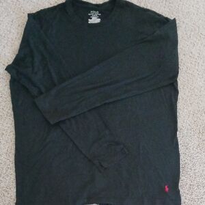 Polo Ralph Lauren Long Sleeve Tee Shirt Xl Black